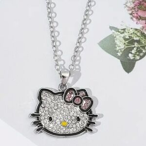 Hello Kitty rhinestone necklace! 🐱🎀